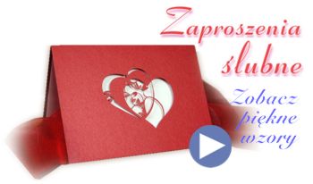 Zaproszenia ślubne link do sklepu