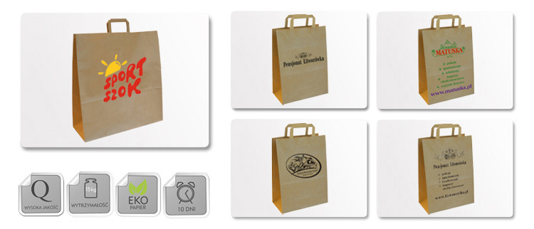 torby papierowe krak&oacute;w Extrema nadruk