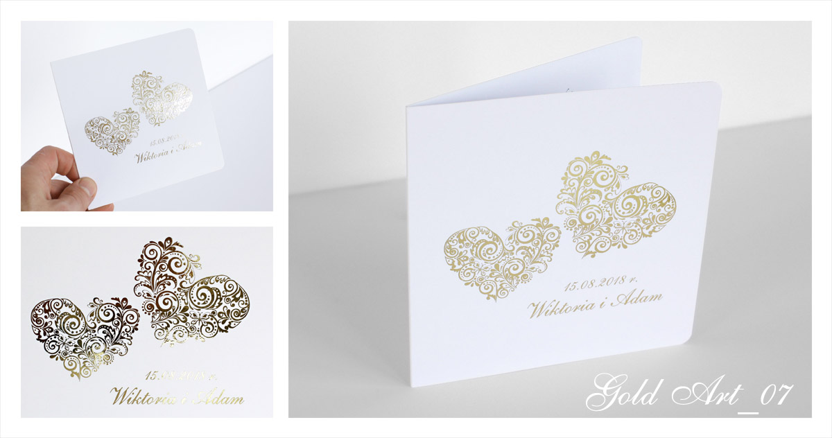 Gold Art 07 Zaproszenie