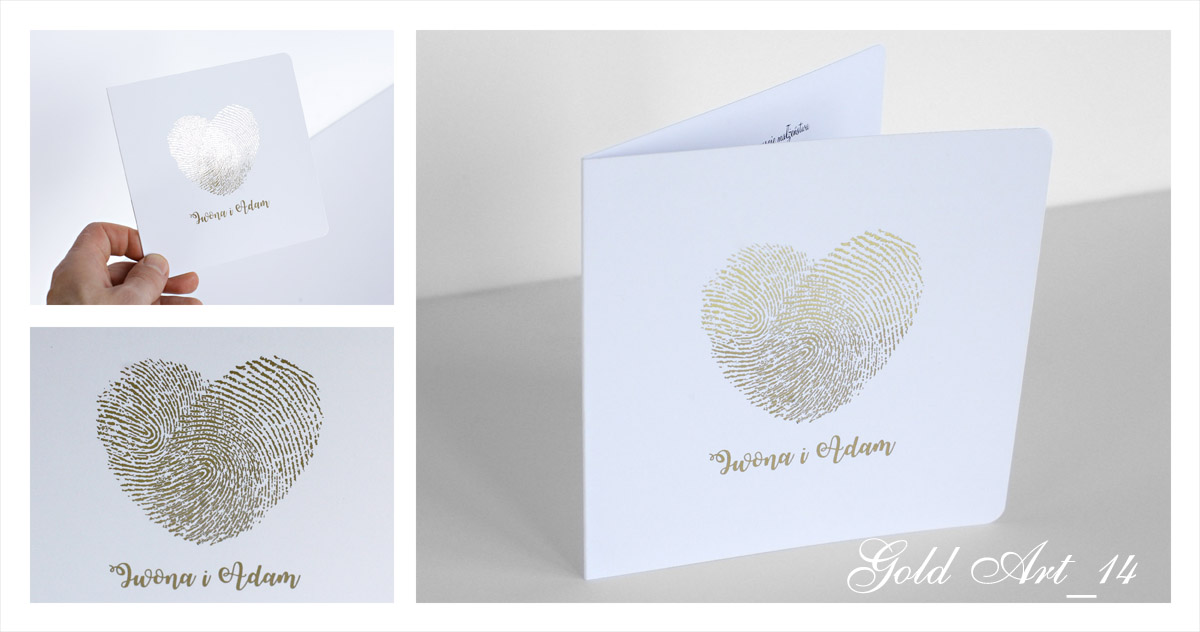 Gold Art 14 Zaproszenie