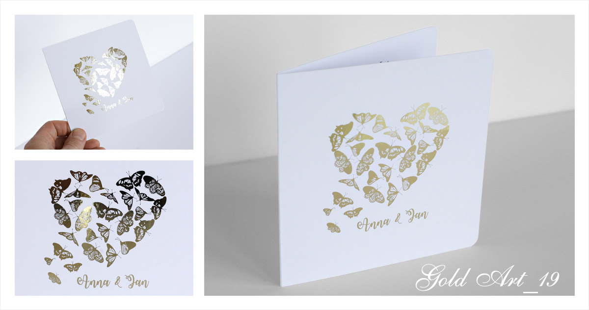 Gold Art 19 Zaproszenie